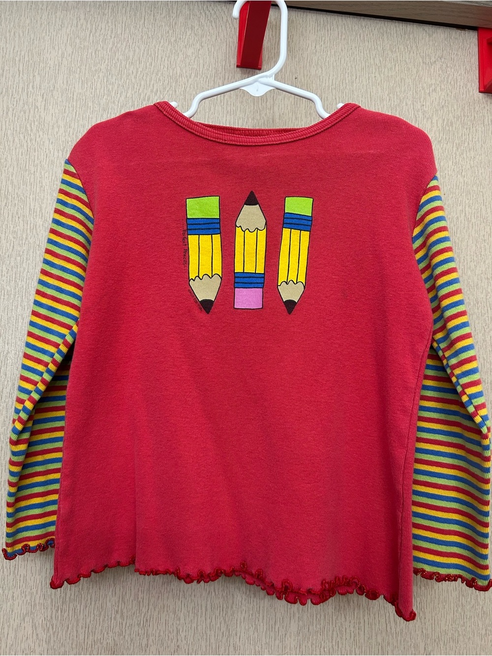 Misteevus - Vintage Pencil School T Shirt - Size 5/6